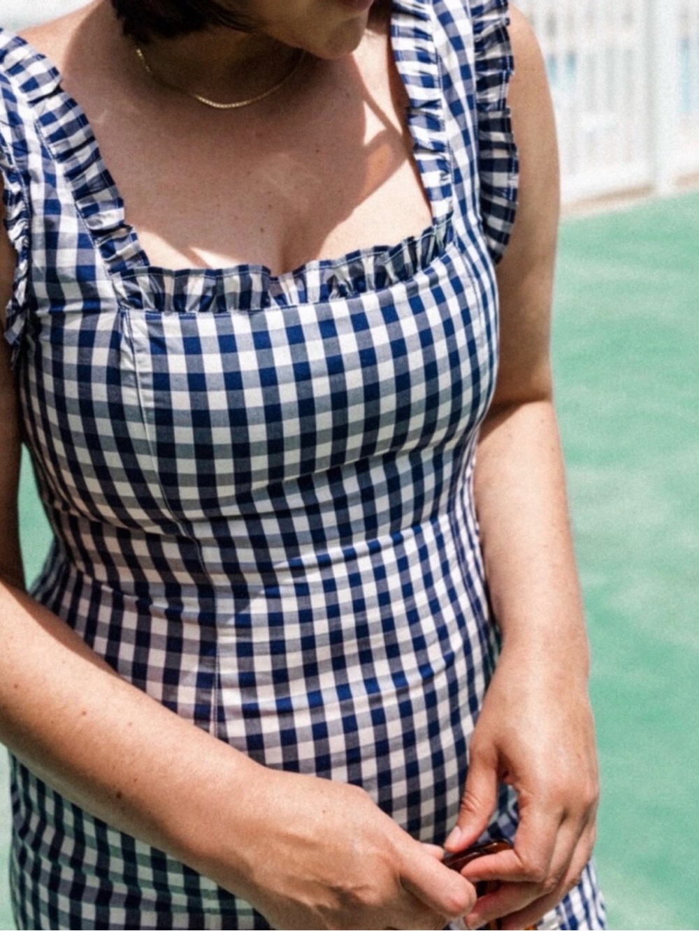 JCREW Gingham Dress NWT